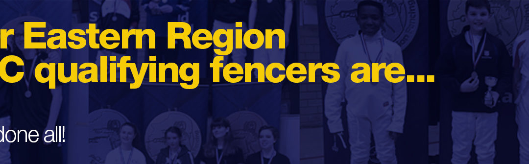 The qualifying fencers for the British Youth Championships from our region are: